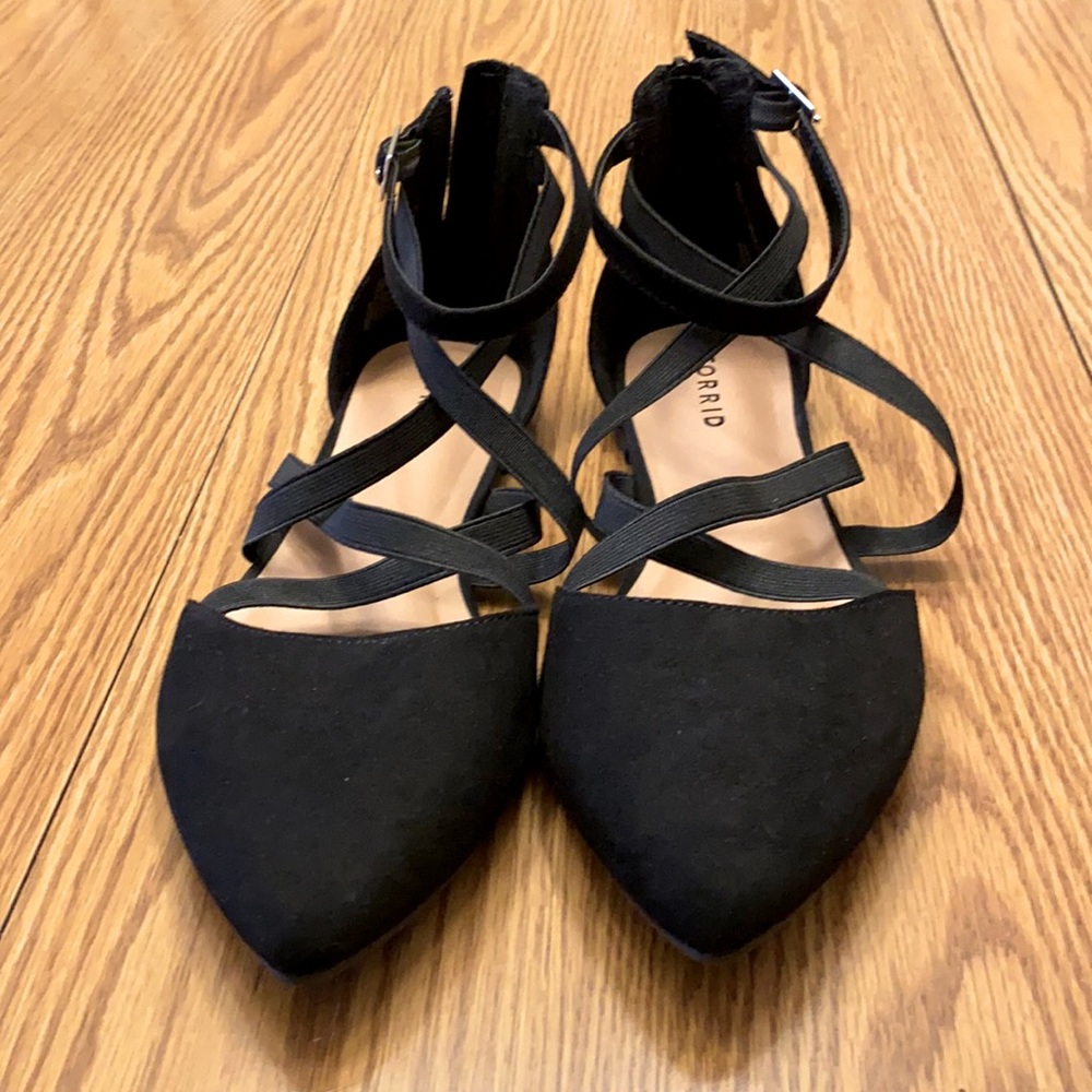 Torrid Black Sandel like Flat